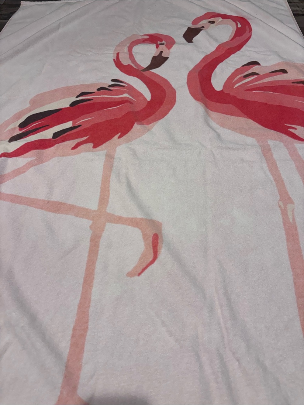 kate spade Flamingo Print Beach Towel in Pink and Coral - Picture 7 of 7